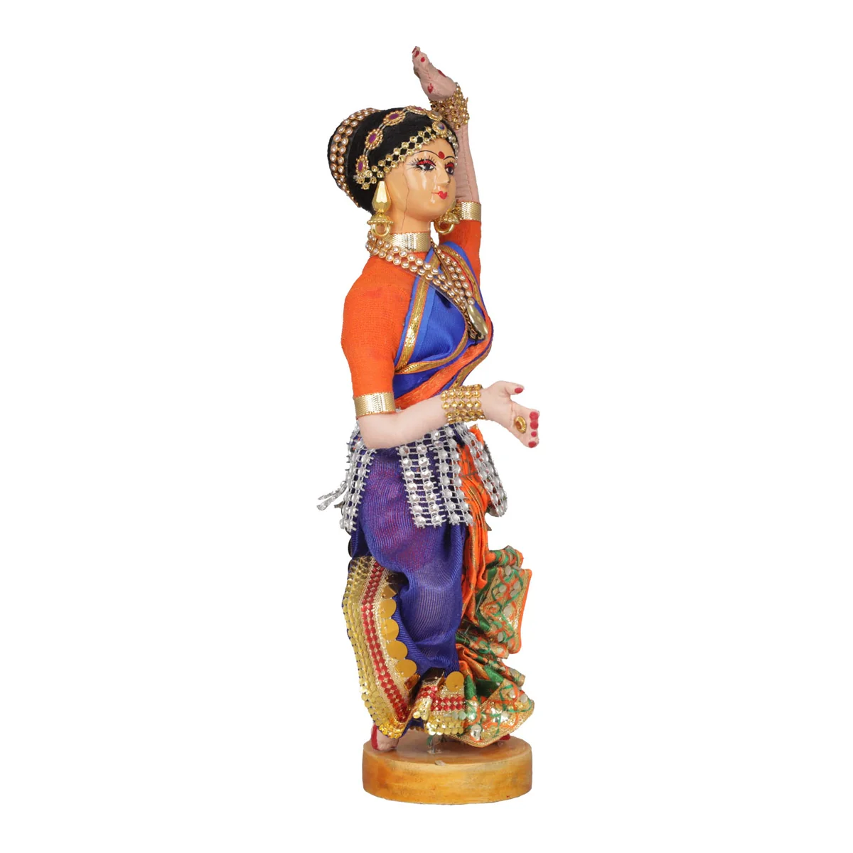Dancing Doll Cloth Golu Bommai - 9 Inches | Giri Golu Doll/ Navaratri Golu Bomma/Gombe/Bommai - Image 63