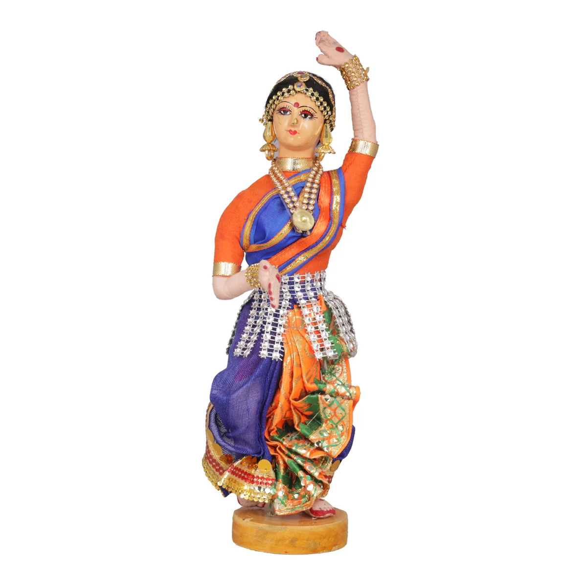 Dancing Doll Cloth Golu Bommai - 9 Inches | Giri Golu Doll/ Navaratri Golu Bomma/Gombe/Bommai - Image 70