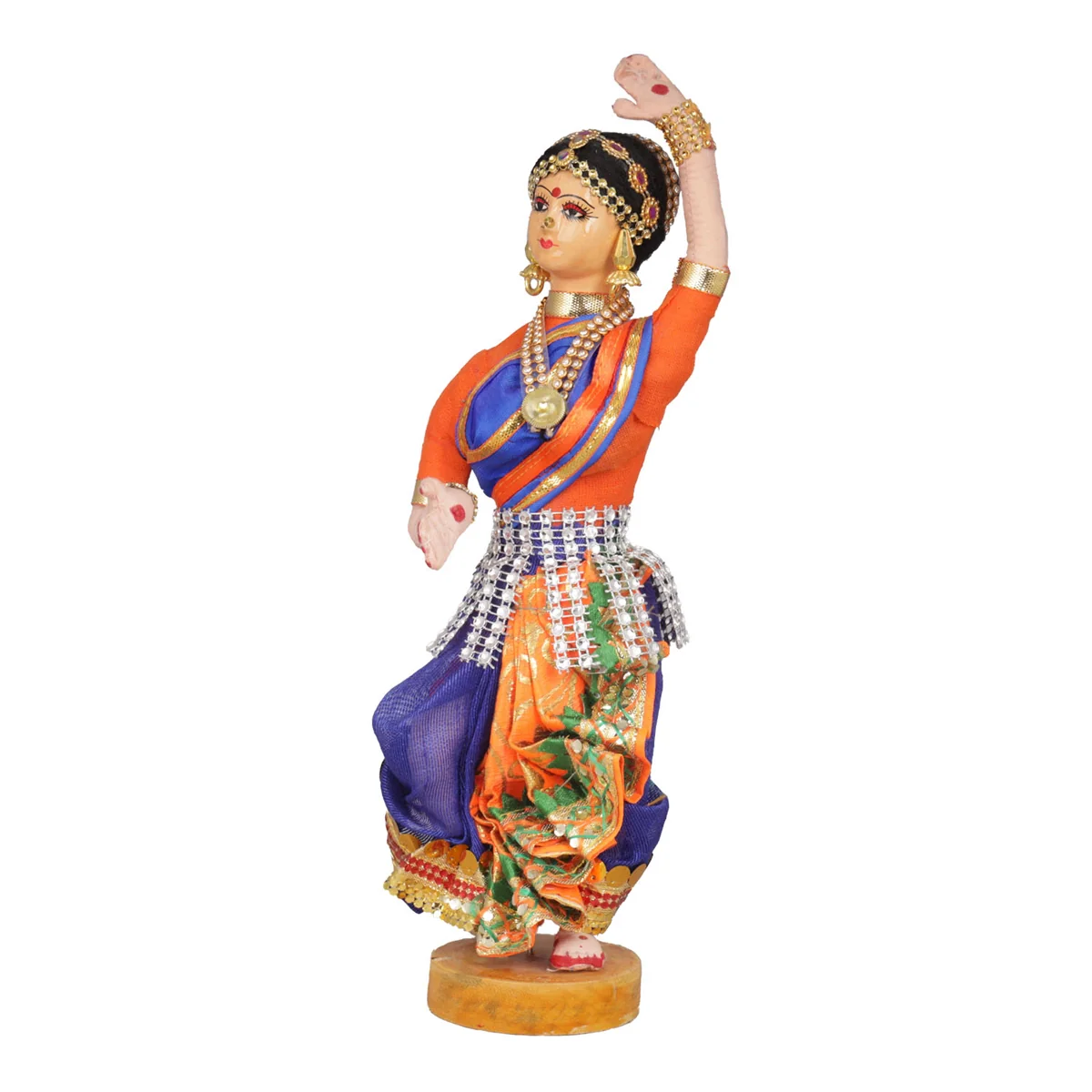 Dancing Doll Cloth Golu Bommai - 9 Inches | Giri Golu Doll/ Navaratri Golu Bomma/Gombe/Bommai - Image 71