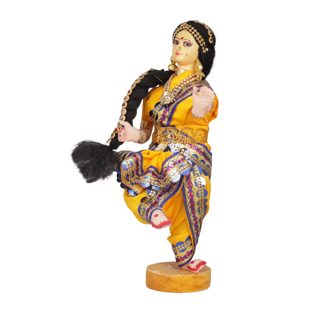 Dancing Doll Cloth Golu Bommai - 9 Inches | Giri Golu Doll/ Navaratri Golu Bomma/Gombe/Bommai - Image 75