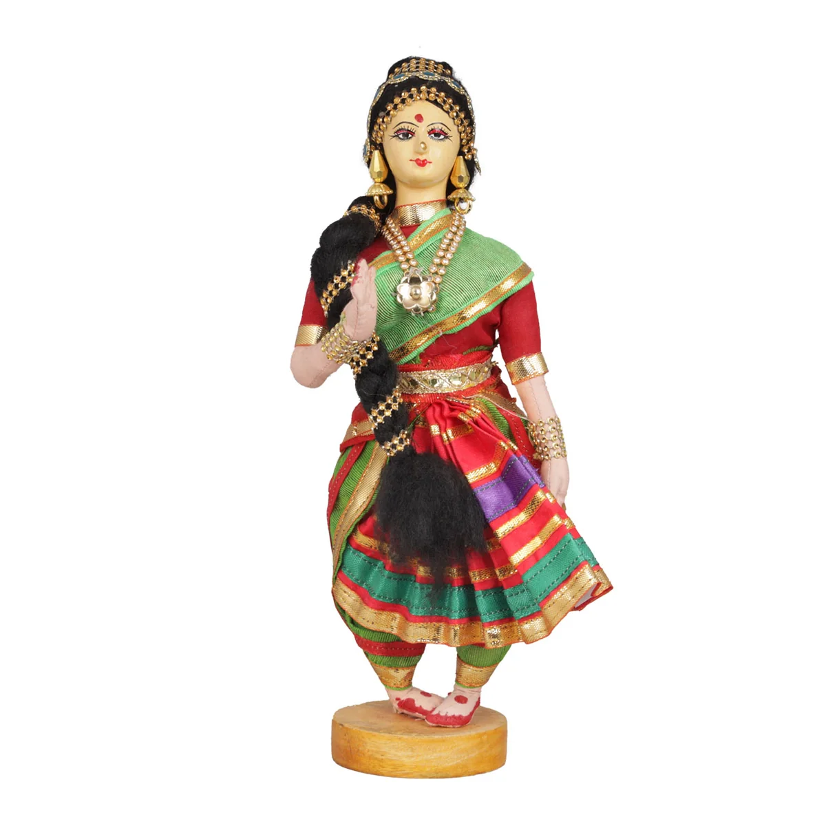 Dancing Doll Cloth Golu Bommai - 9 Inches | Giri Golu Doll/ Navaratri Golu Bomma/Gombe/Bommai - Image 76