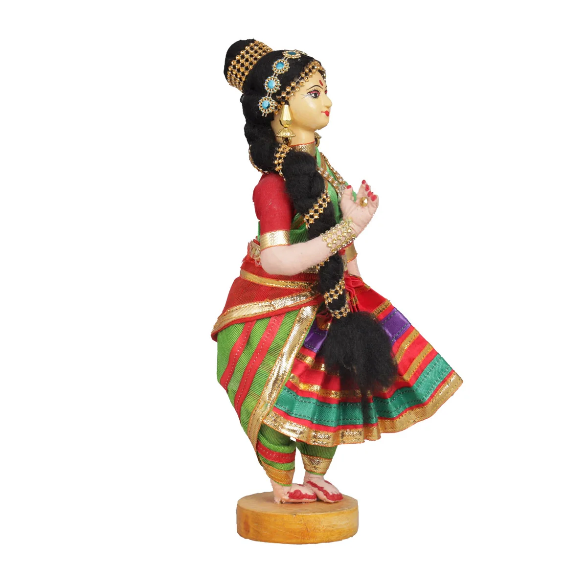 Dancing Doll Cloth Golu Bommai - 9 Inches | Giri Golu Doll/ Navaratri Golu Bomma/Gombe/Bommai - Image 78