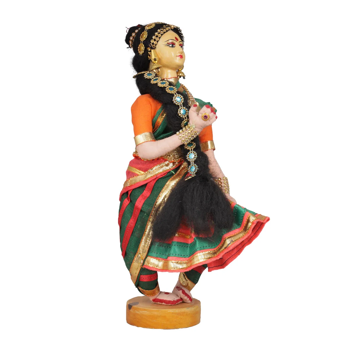 Dancing Doll Cloth Golu Bommai - 9 Inches | Giri Golu Doll/ Navaratri Golu Bomma/Gombe/Bommai - Image 80