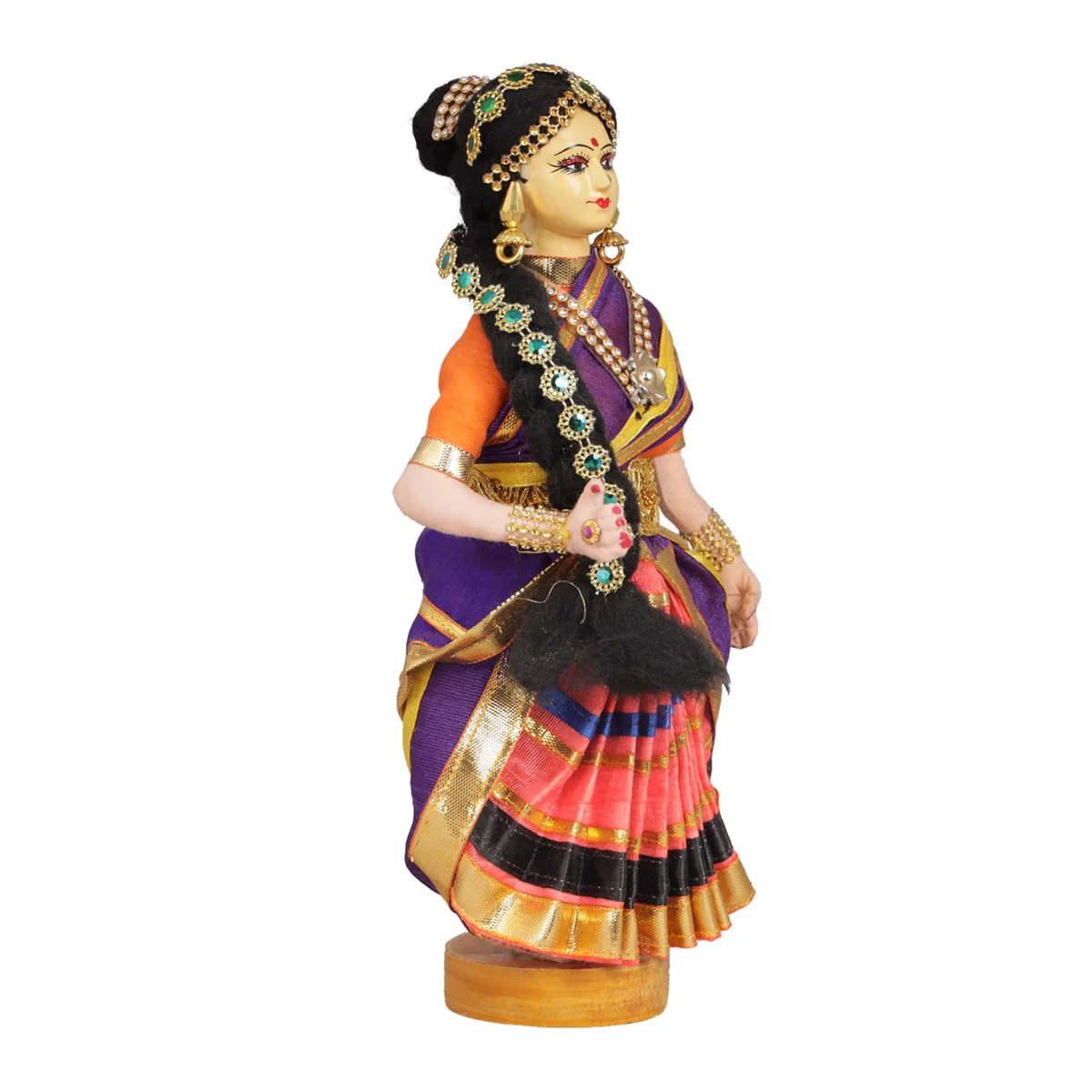 Dancing Doll Cloth Golu Bommai - 9 Inches | Giri Golu Doll/ Navaratri Golu Bomma/Gombe/Bommai - Image 89