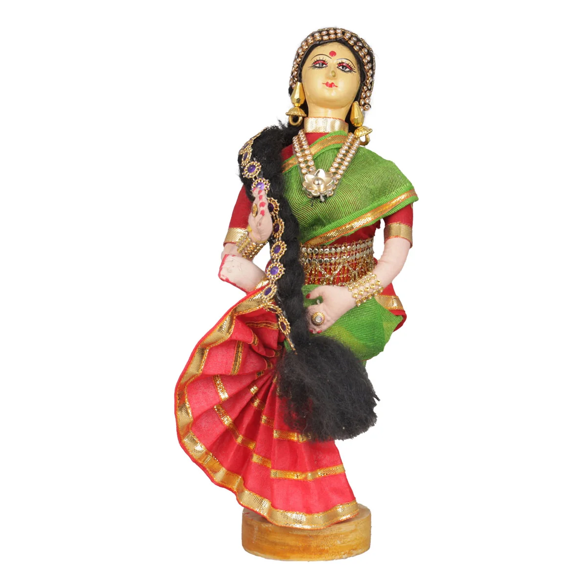 Dancing Doll Cloth Golu Bommai - 9 Inches | Giri Golu Doll/ Navaratri Golu Bomma/Gombe/Bommai - Image 91