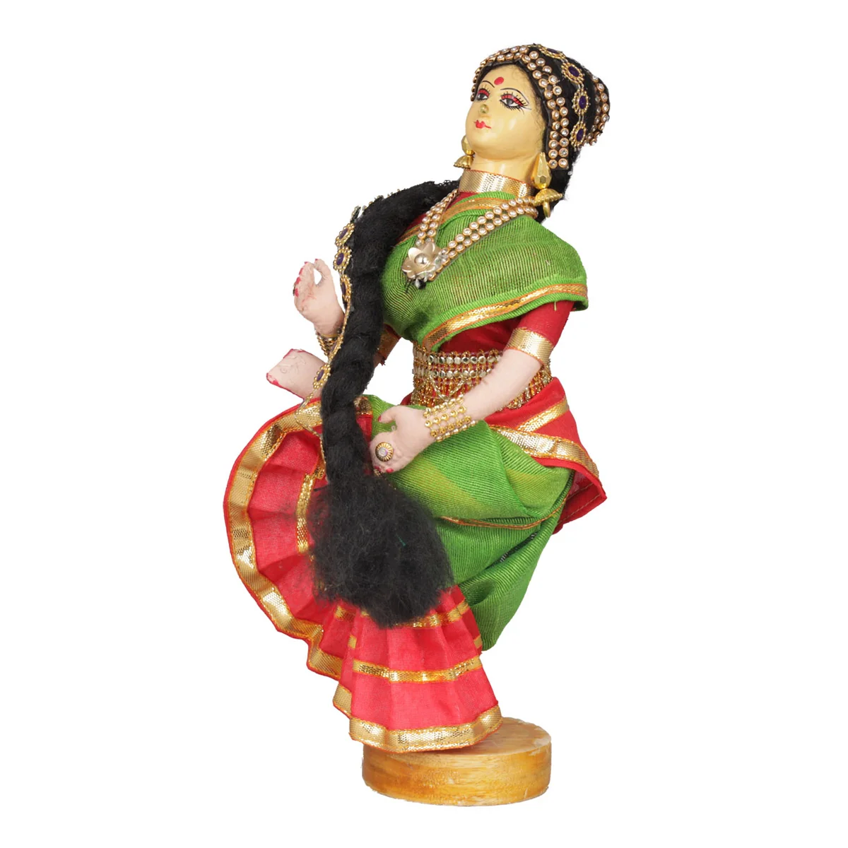 Dancing Doll Cloth Golu Bommai - 9 Inches | Giri Golu Doll/ Navaratri Golu Bomma/Gombe/Bommai - Image 92