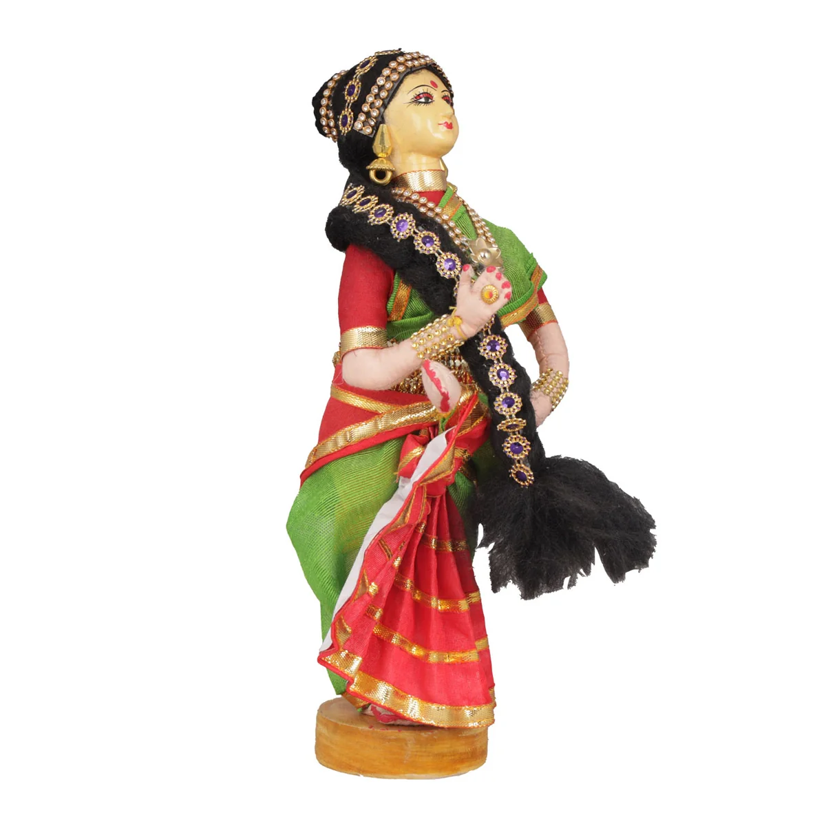 Dancing Doll Cloth Golu Bommai - 9 Inches | Giri Golu Doll/ Navaratri Golu Bomma/Gombe/Bommai - Image 93