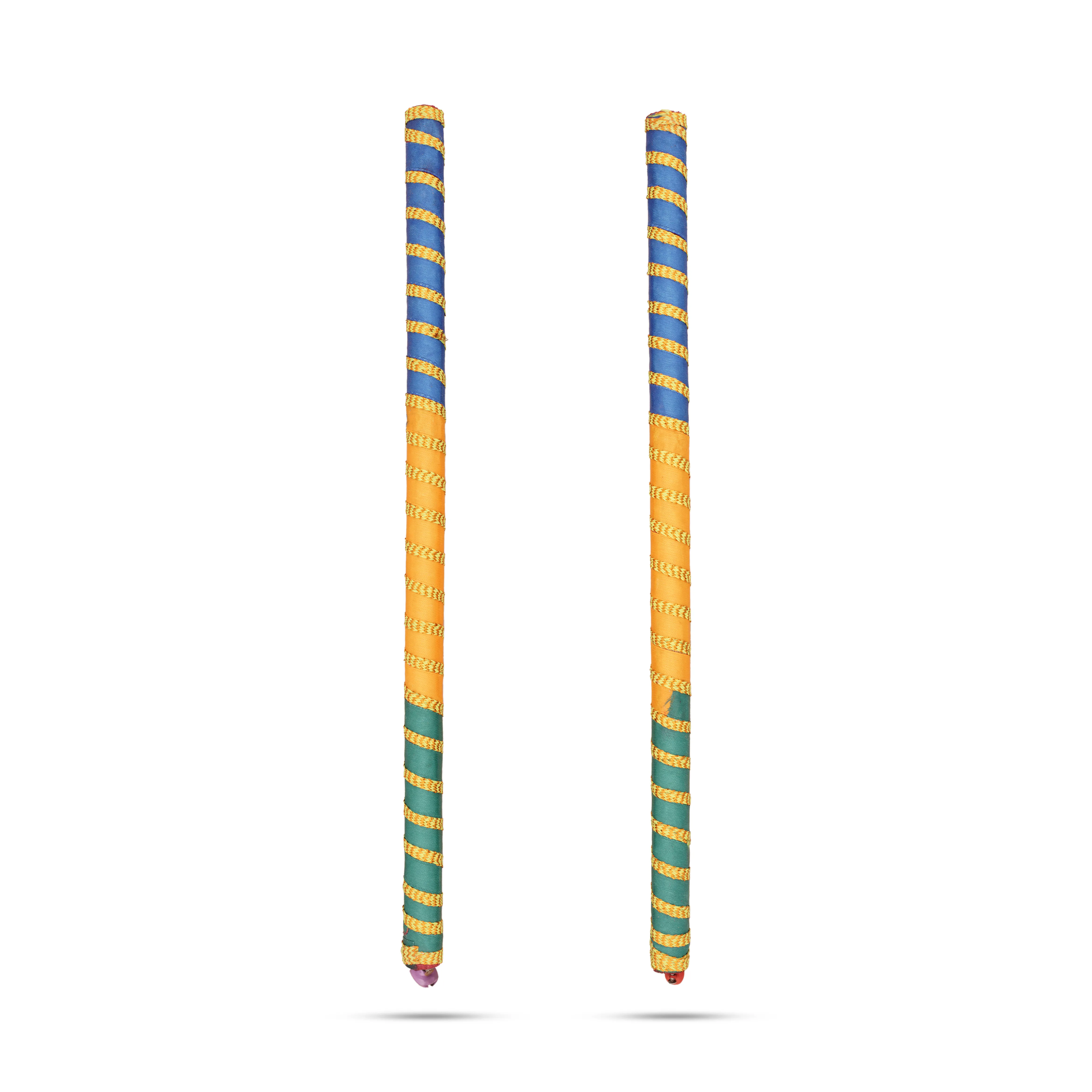 Dandiya Sticks Pair - 12 Inches | Wooden Kolattam Sticks/ Dandiya Dance Stick for Navratri/ Assorted Colour - Image 5