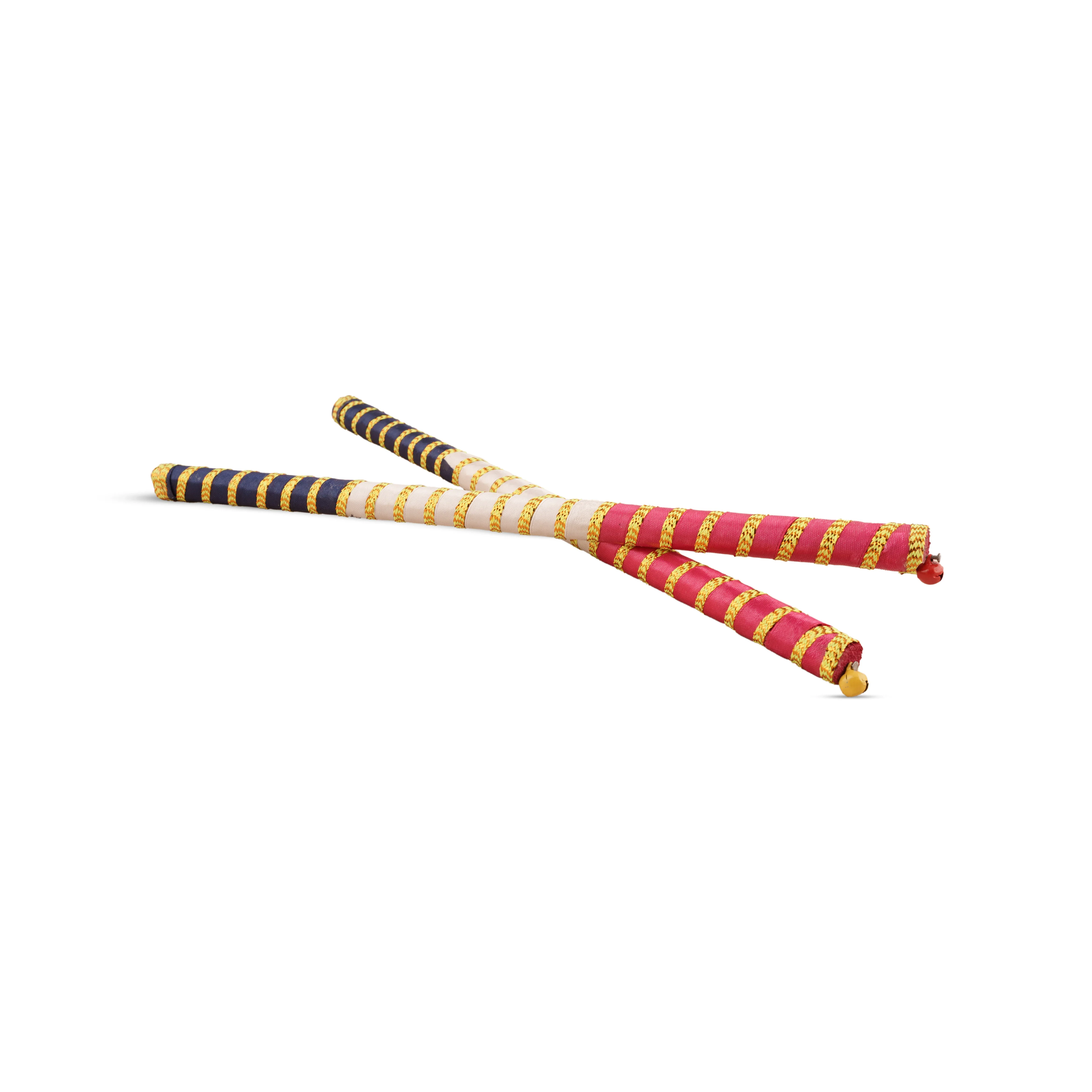 Dandiya Sticks Pair - 12 Inches | Wooden Kolattam Sticks/ Dandiya Dance Stick for Navratri/ Assorted Colour - Image 7