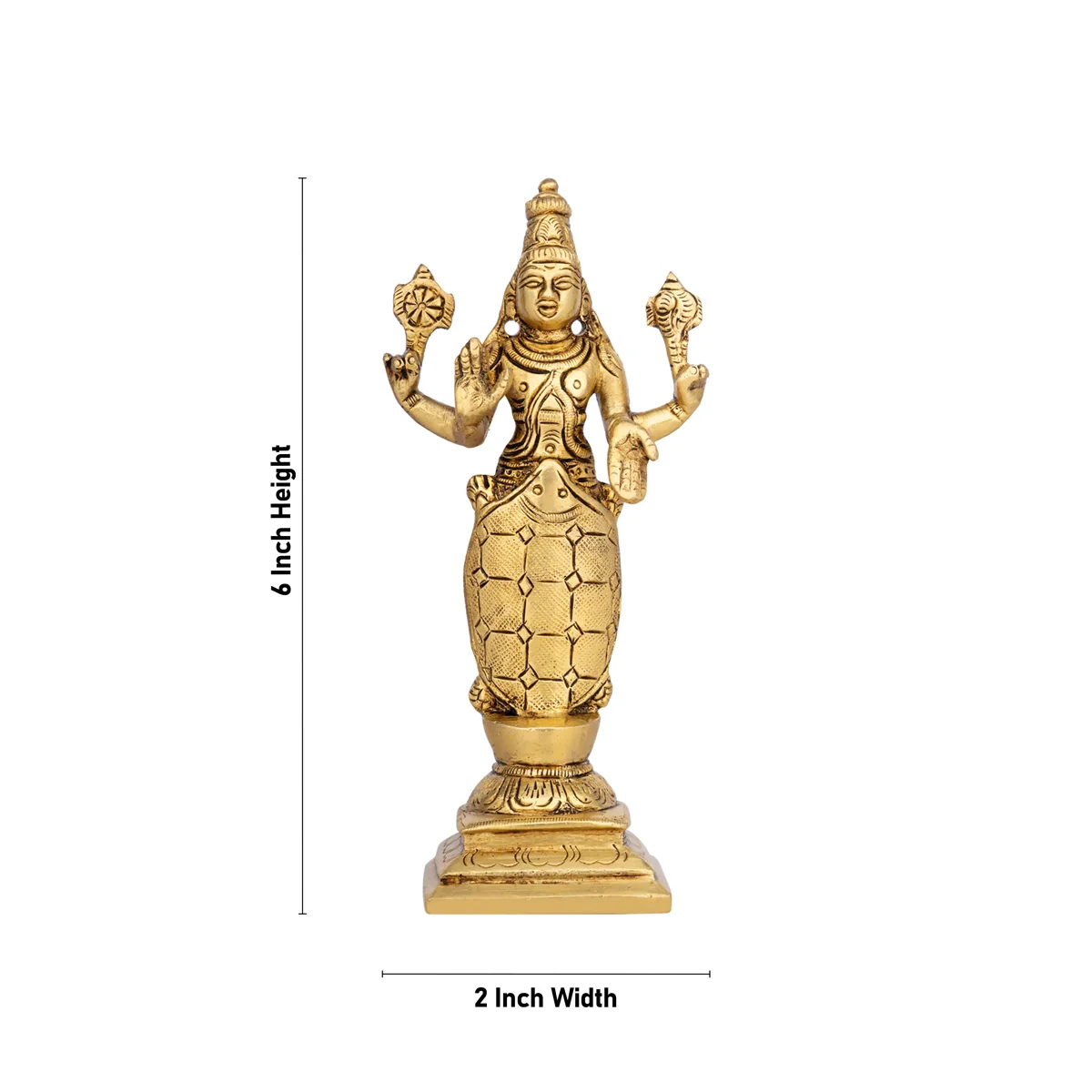 Dasavathaaram Murti Set - 6 x 2 Inches | Vishnu Ten Incarnations Avatars Idols/ Antique Brass Idol for Pooja - Image 11