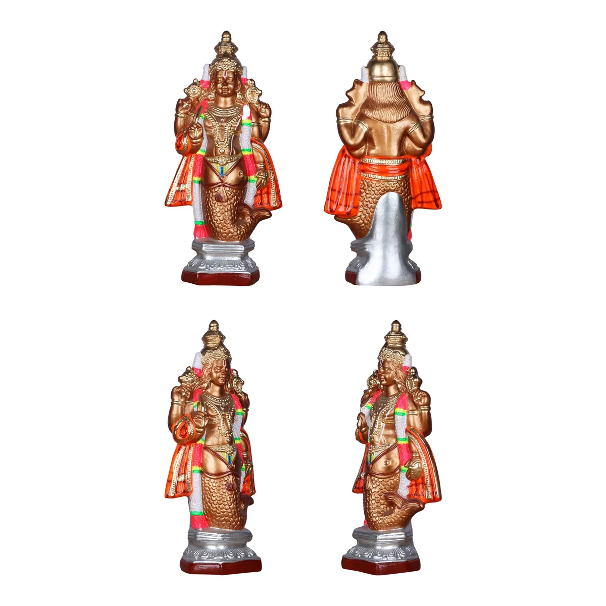 Dasavatharam Paper Mache Golu Bommai Set - 18 Inches | Giri Golu Doll/ Navaratri Golu Bomma/Gombe/Bommai - Image 7
