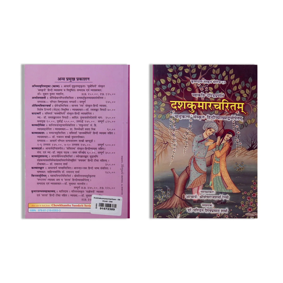 Dashakumaracharitam - Hindi - Sanskrit | by Sri Shesh Raj Sharma Regmi, Dr. Pandit Shiv Prasad Sharma - Image 2