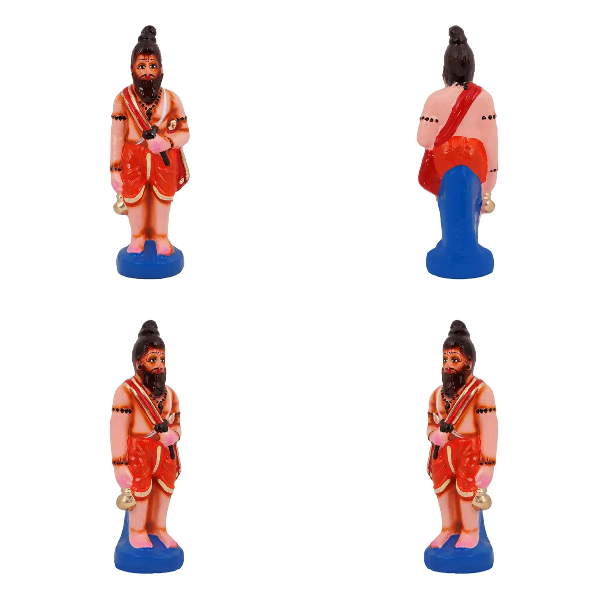 Dasharatha Durbar Clay Golu Bommai Set- 9 X 11.5 Inches | Navaratri Golu Gombe/ Giri Golu Doll/ Navratri Decor - Image 10