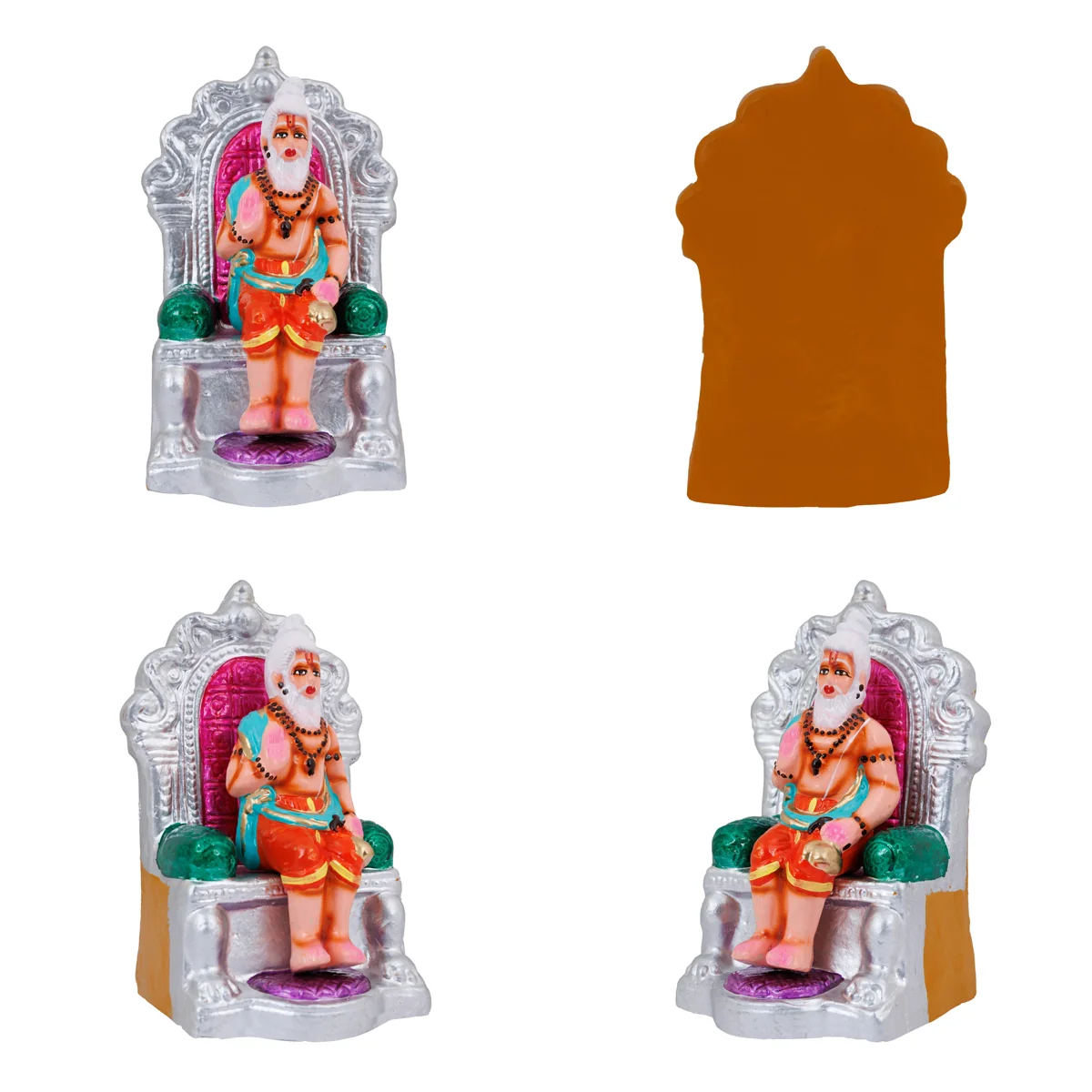 Dasharatha Durbar Clay Golu Bommai Set- 9 X 11.5 Inches | Navaratri Golu Gombe/ Giri Golu Doll/ Navratri Decor - Image 6