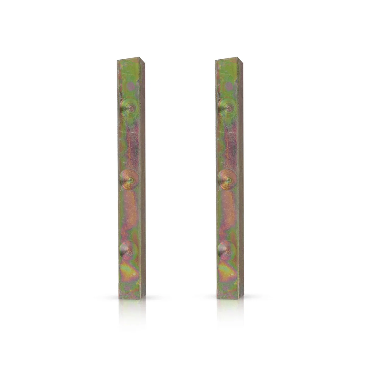 Dayakattai Pair - 2.5 x 0.25 Inches | 2 Pcs/ Iron Thayam Kattai/ Dayakattai Dice/ Dayakattai Game - Image 3
