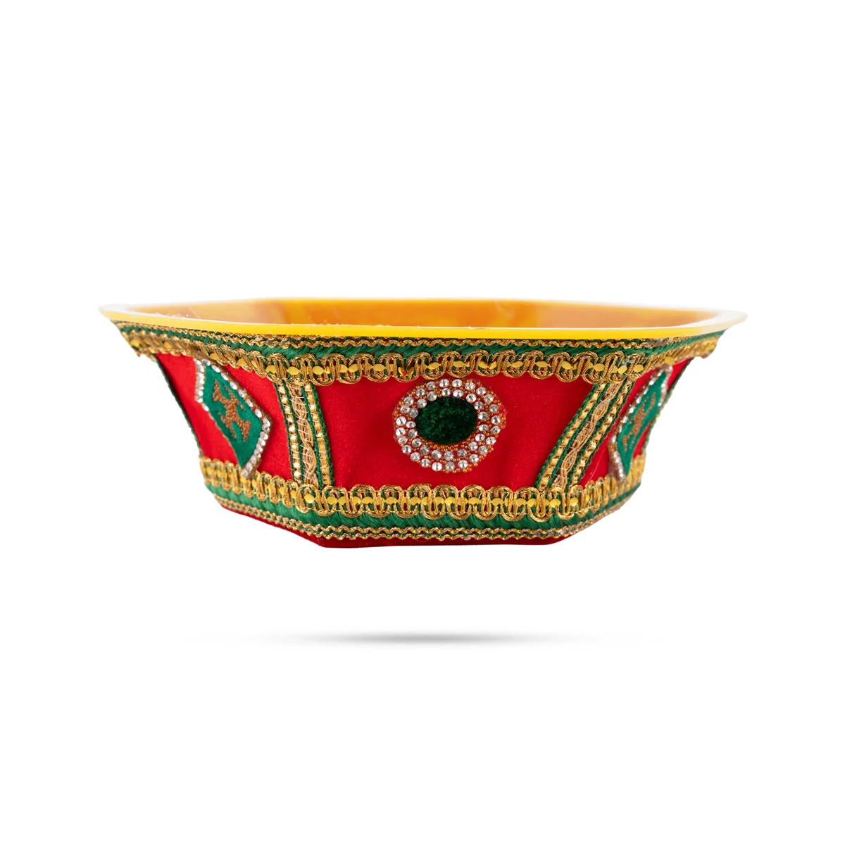 Decorated Bowl - 2 x 6 Inches | Decorated Cup for Wedding - Image 2