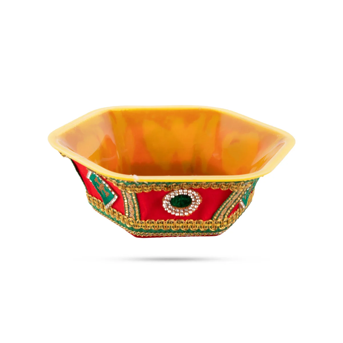 Decorated Bowl - 2 x 6 Inches | Decorated Cup for Wedding - Image 3