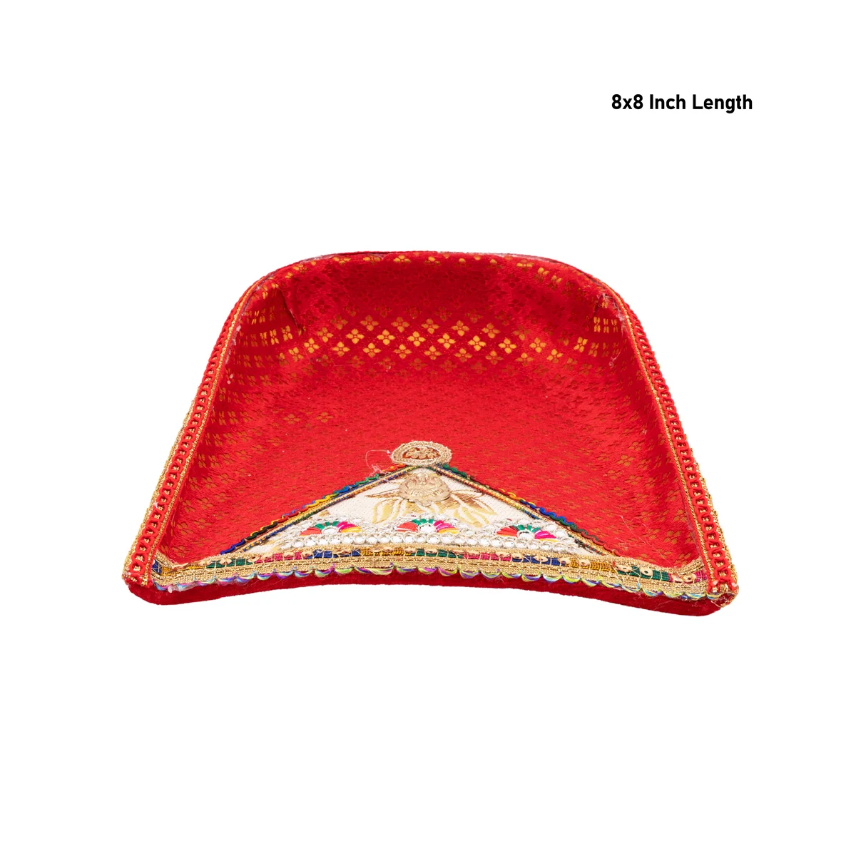 Decorative Moram - 2 x 8 x 8 Inches | Velvet Wedding Soop Decoration/ Decorative Muram for Wedding - Image 2
