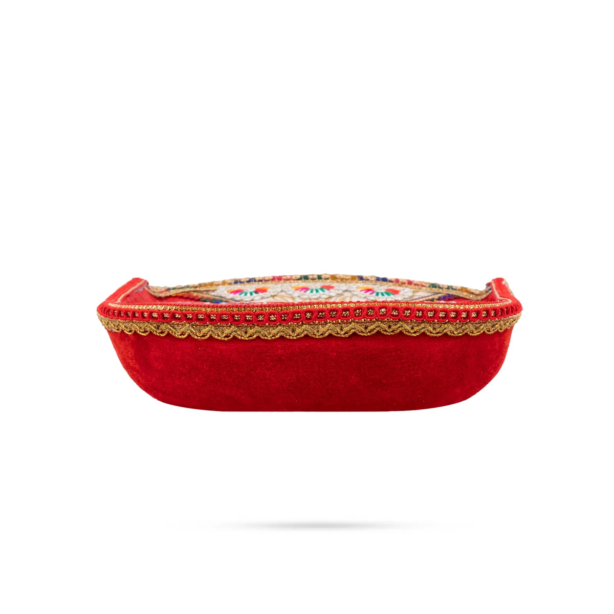 Decorative Moram - 2 x 8 x 8 Inches | Velvet Wedding Soop Decoration/ Decorative Muram for Wedding - Image 5