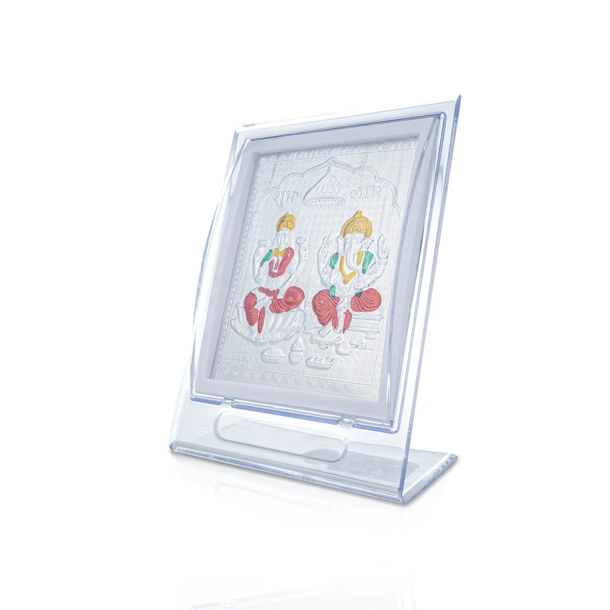 Deity Photo Frame - 7 x 5 Inches | Silver Picture Frame for Car Decor - Image 4