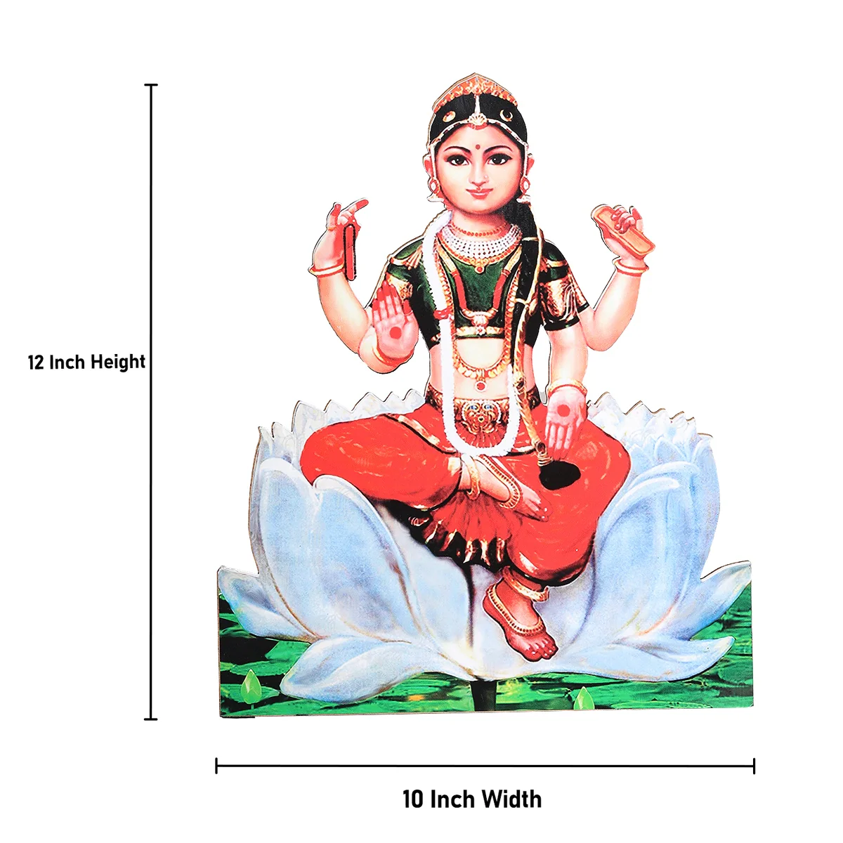 Deity Picture Frame - 12 x 4.5 Inches | Photo Frame Cutout with Backstand for Home/ Assorted Design - Image 10