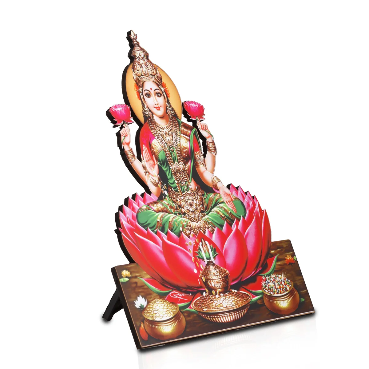 Deity Picture Frame - 12 x 4.5 Inches | Photo Frame Cutout with Backstand for Home/ Assorted Design - Image 6