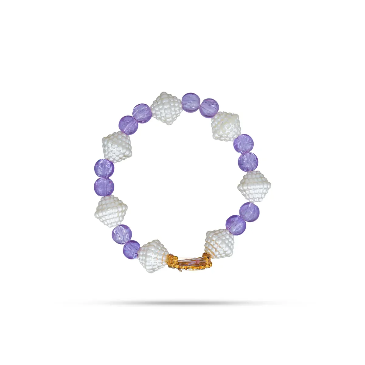 Delhi Guruji Beaded Bracelet - 2.5 Inch Dia | Spiritual Wrist Bracelet / Hand Band for Daily Wear - Image 5