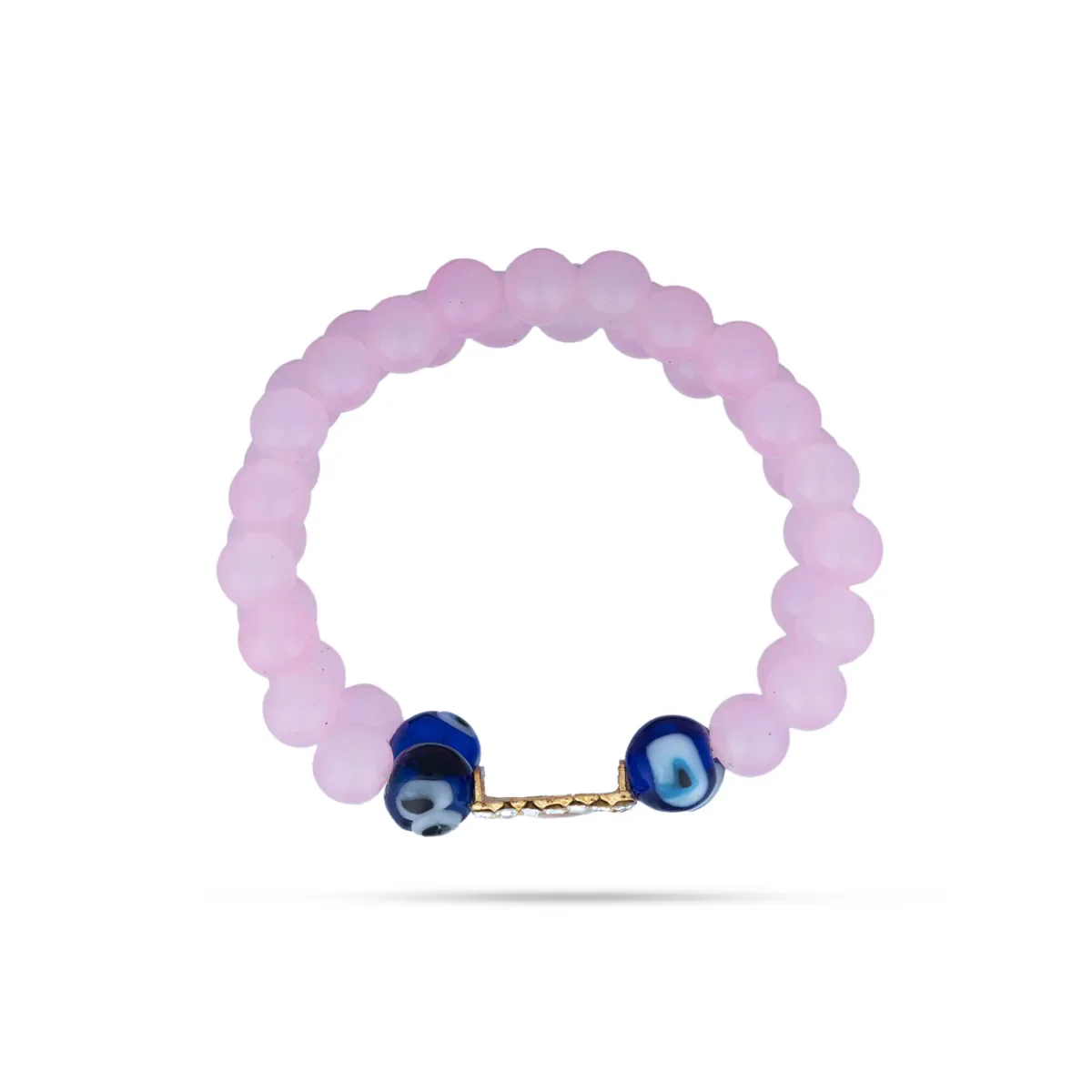 Delhi Guruji Bracelet - 2.5 Inch Dia | 2 Line Beads Bracelet/ Spiritual Wrist Band for Daily Use - Image 6