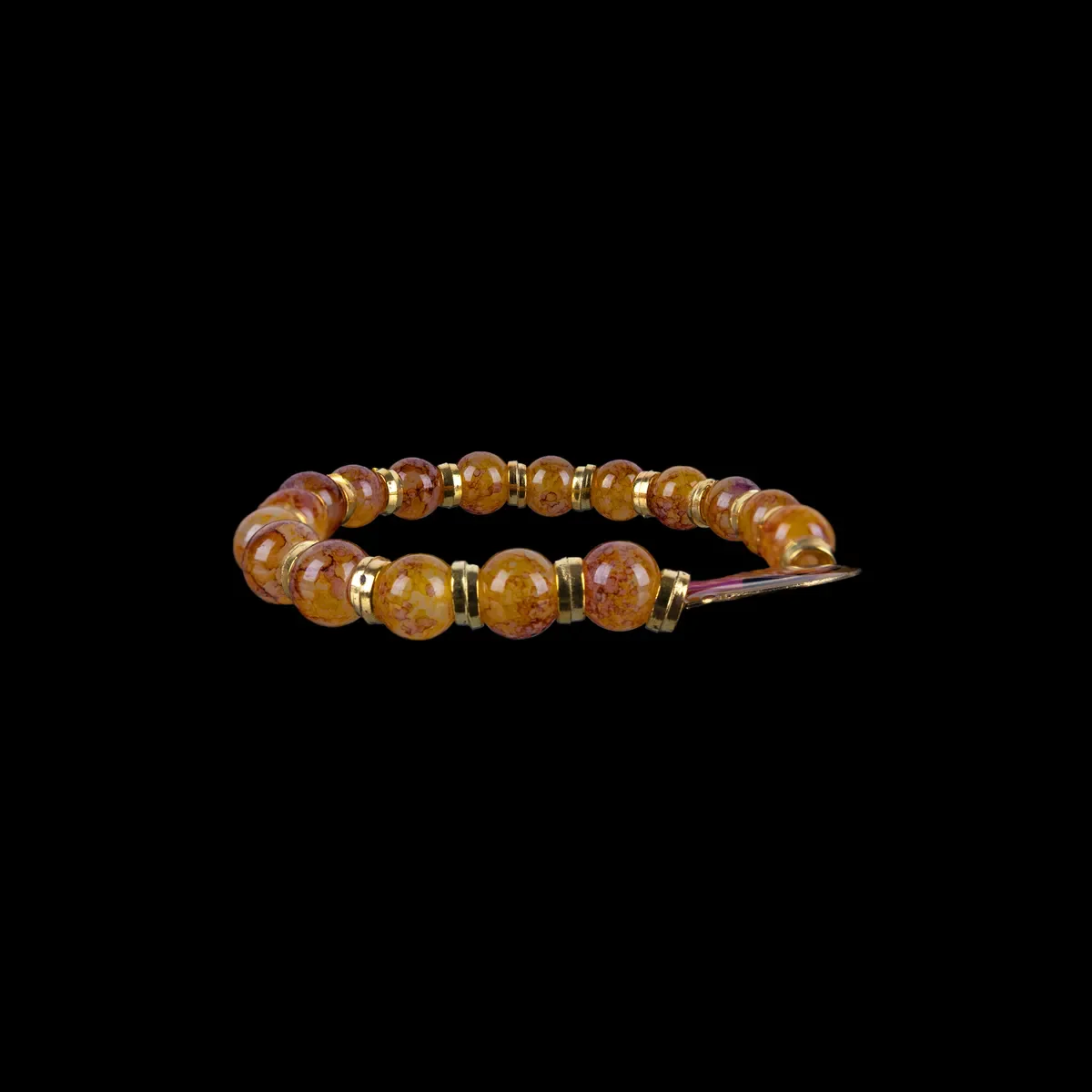 Delhi Guruji Bracelet - 2.5 Inch Dia | Multicolour Bead Bracelet / Spiritual Hand Band for Daily Wear - Image 14