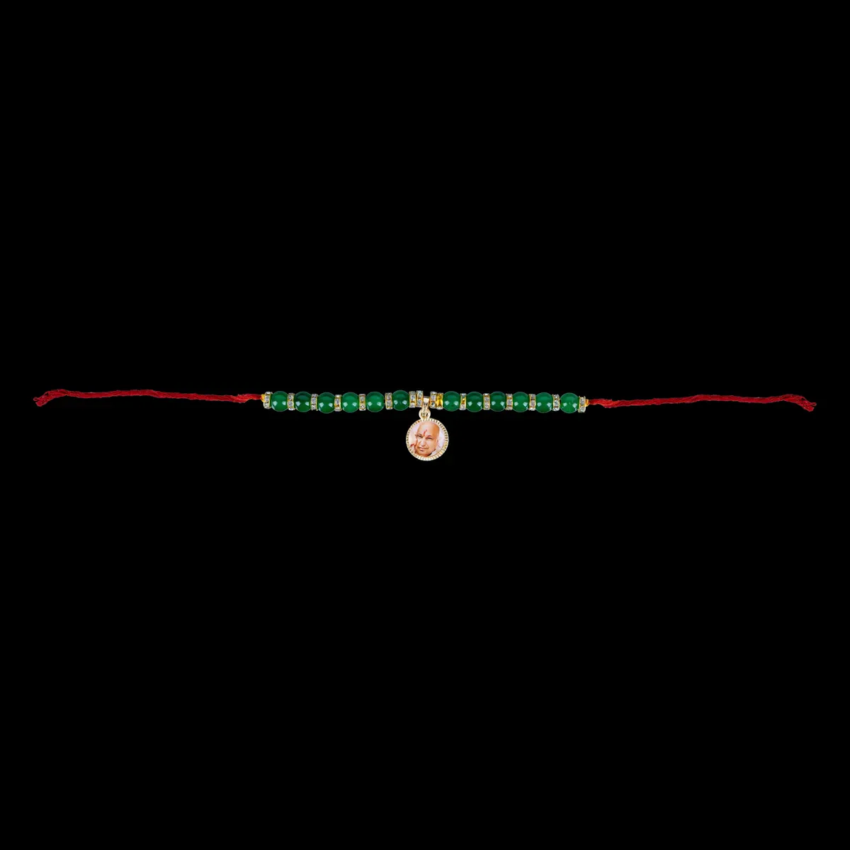 Delhi Guruji Bracelet - 2.5 Inch Dia | Multicolour Bead Bracelet / Spiritual Hand Band for Daily Wear - Image 16