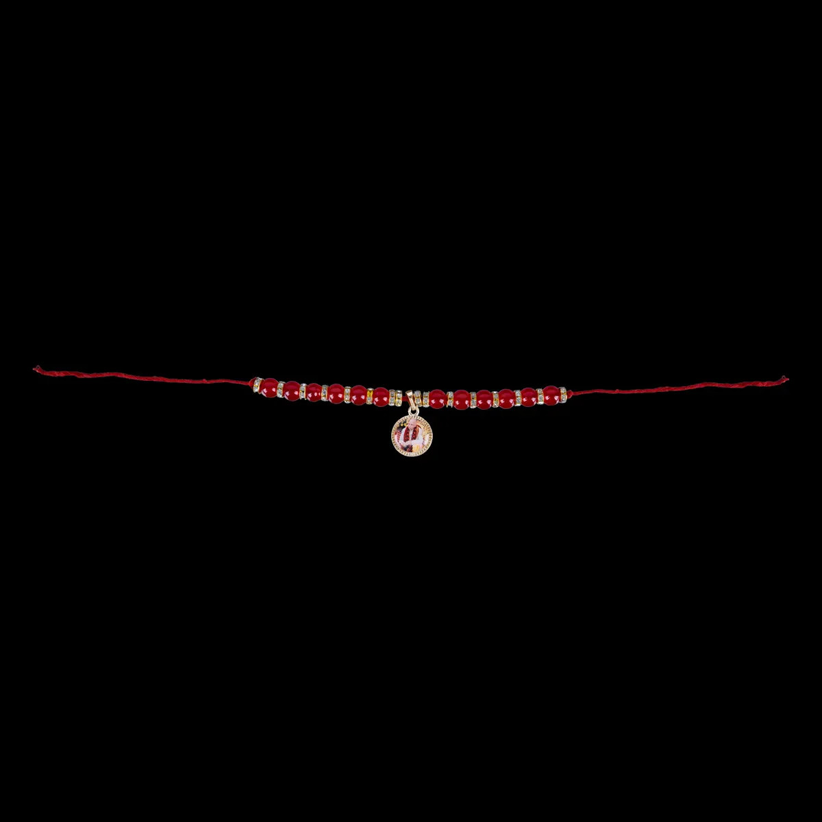 Delhi Guruji Bracelet - 2.5 Inch Dia | Multicolour Bead Bracelet / Spiritual Hand Band for Daily Wear - Image 8