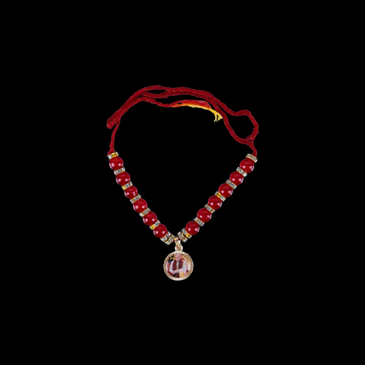 Delhi Guruji Bracelet - 2.5 Inch Dia | Multicolour Bead Bracelet / Spiritual Hand Band for Daily Wear - Image 9