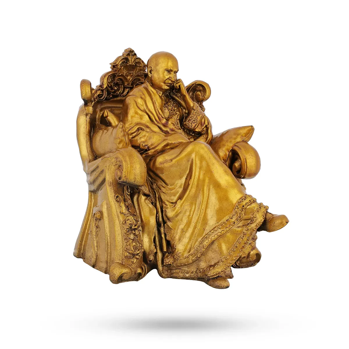 Delhi Guruji Idol - 4 x 3.25 Inches | Decorative Guruji Murti / Spiritual Statue for Home Decor - Image 3