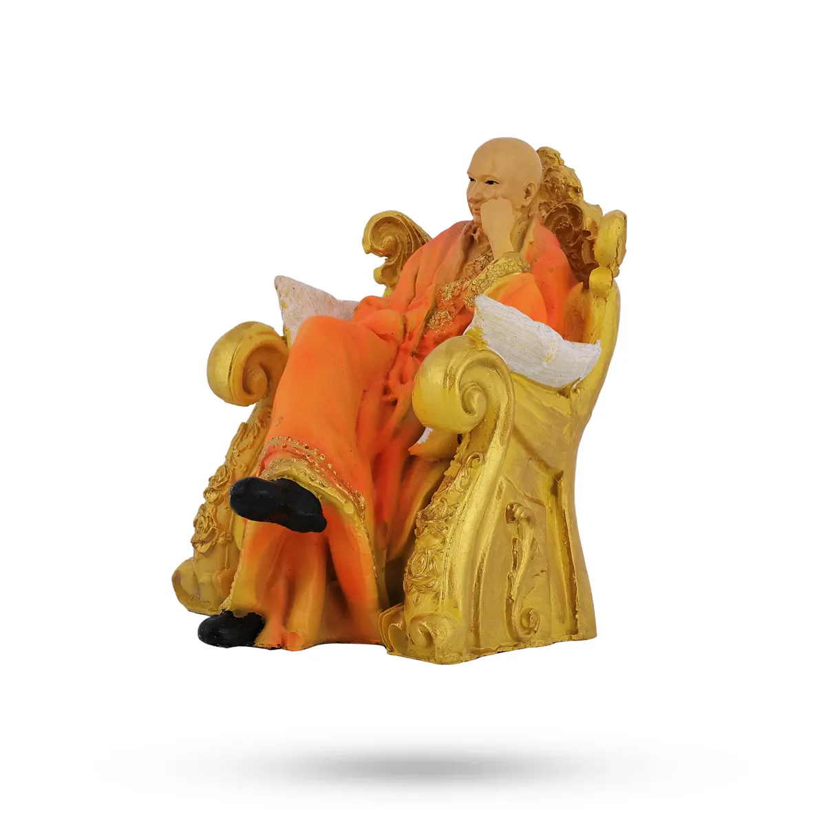 Delhi Guruji Idol - 4 x 3.25 Inches | Decorative Guruji Murti / Spiritual Statue for Home Decor - Image 8