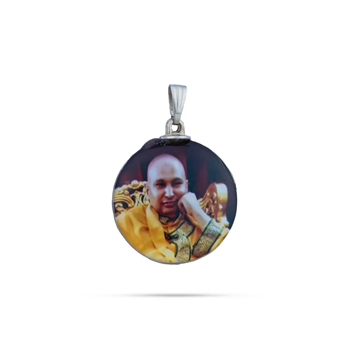 Delhi Guruji Pendant - 1 Inch | Spiritual Photo Locket / Devotional Dollar for Daily Wear - Image 14