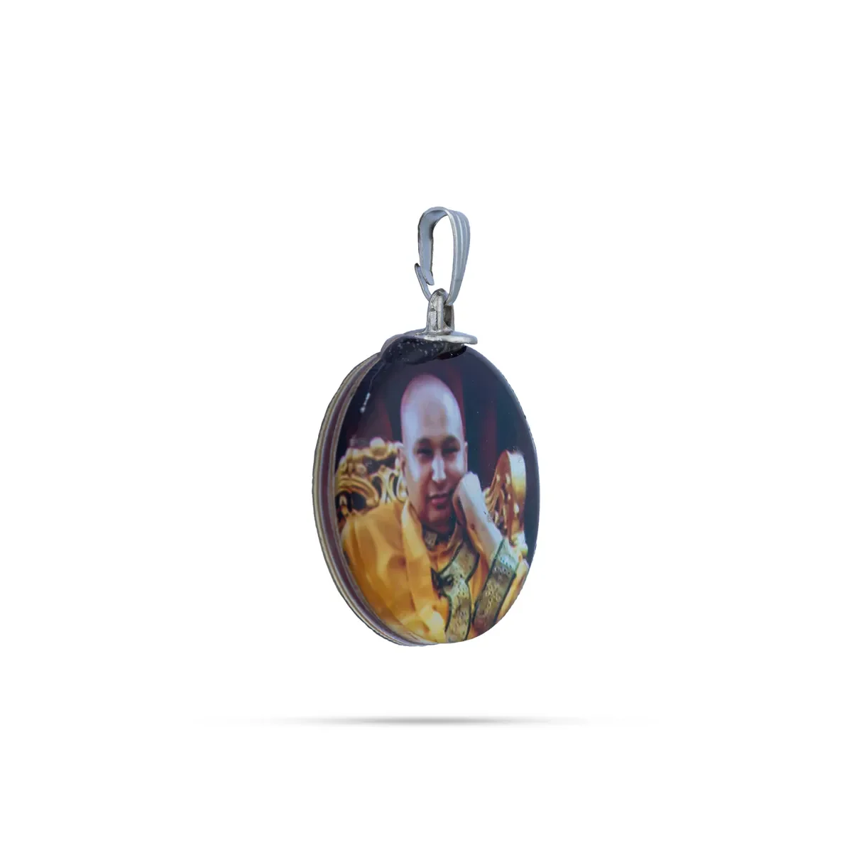 Delhi Guruji Pendant - 1 Inch | Spiritual Photo Locket / Devotional Dollar for Daily Wear - Image 15