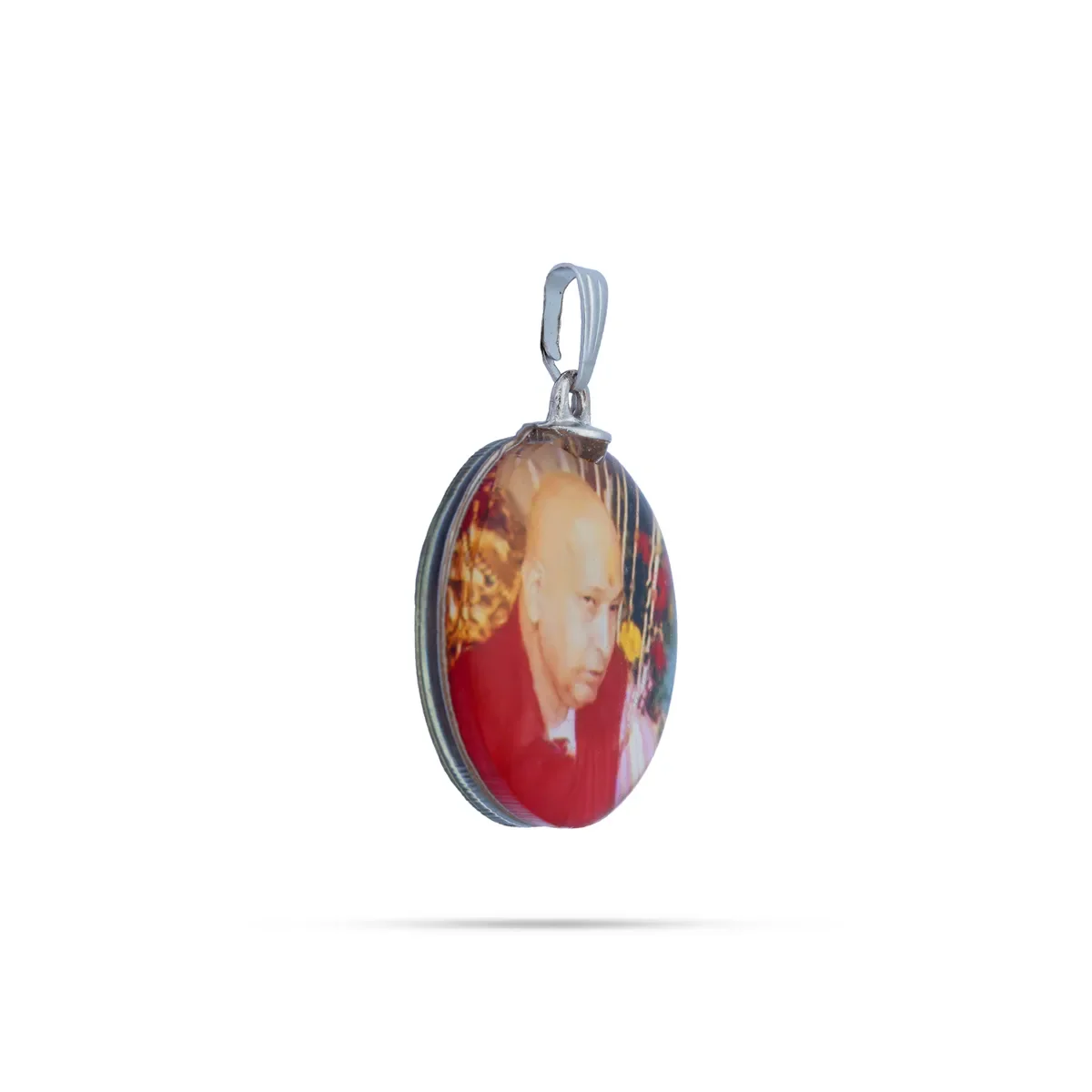 Delhi Guruji Pendant - 1 Inch | Spiritual Photo Locket / Devotional Dollar for Daily Wear - Image 16