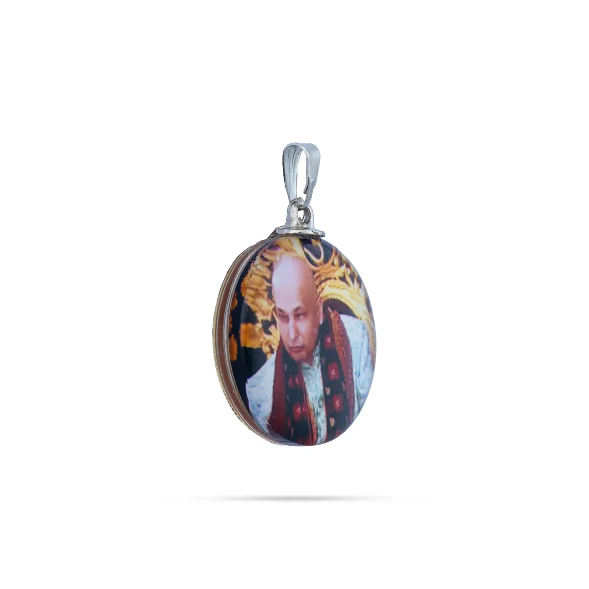 Delhi Guruji Pendant - 1 Inch | Spiritual Photo Locket / Devotional Dollar for Daily Wear - Image 18