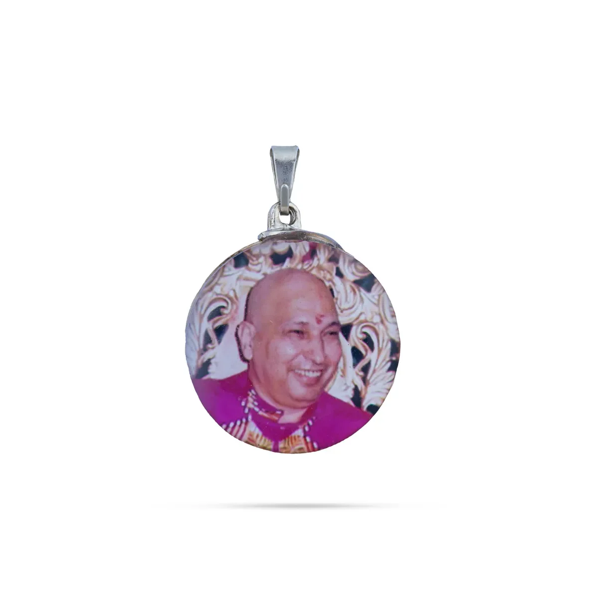 Delhi Guruji Pendant - 1 Inch | Spiritual Photo Locket / Devotional Dollar for Daily Wear - Image 19