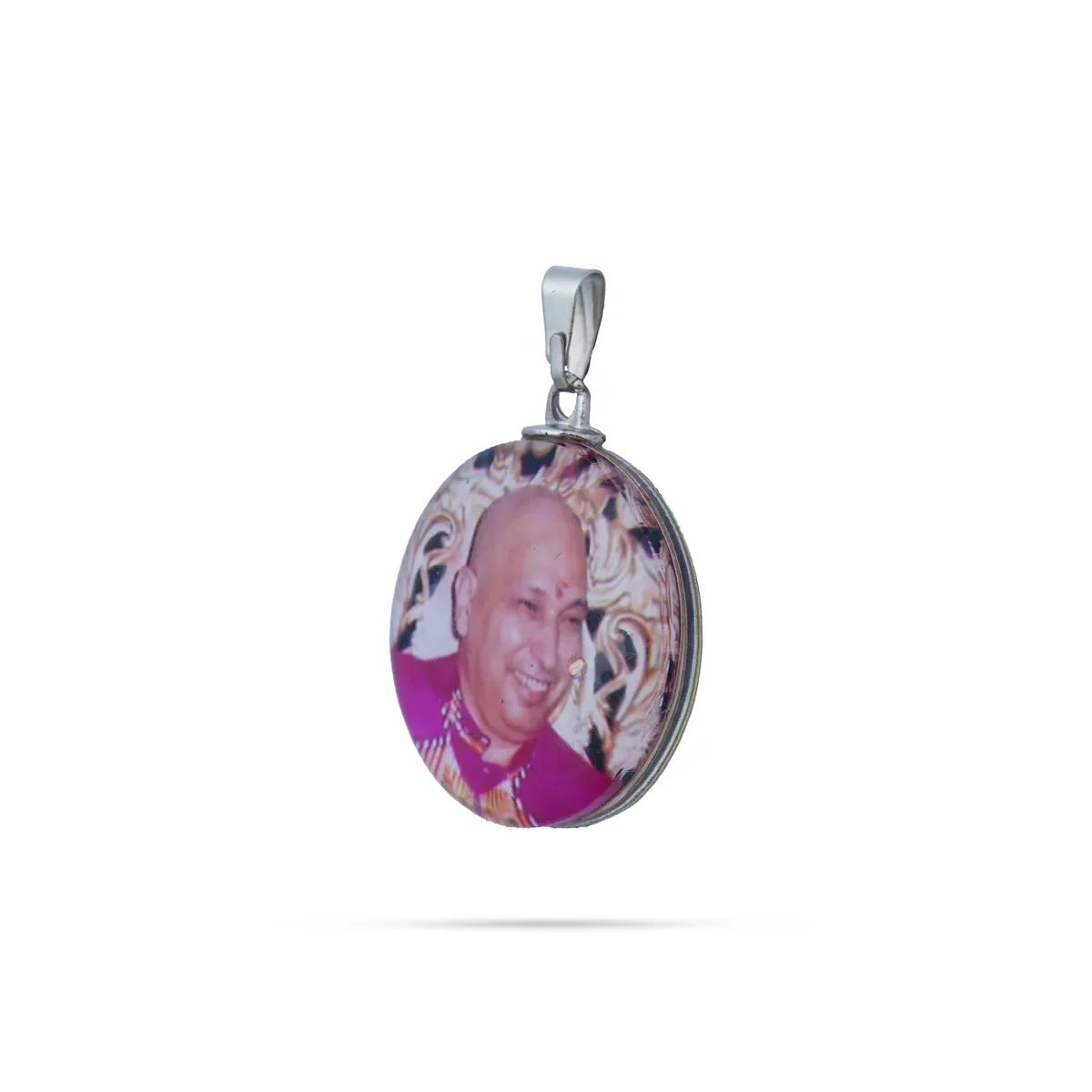 Delhi Guruji Pendant - 1 Inch | Spiritual Photo Locket / Devotional Dollar for Daily Wear - Image 21