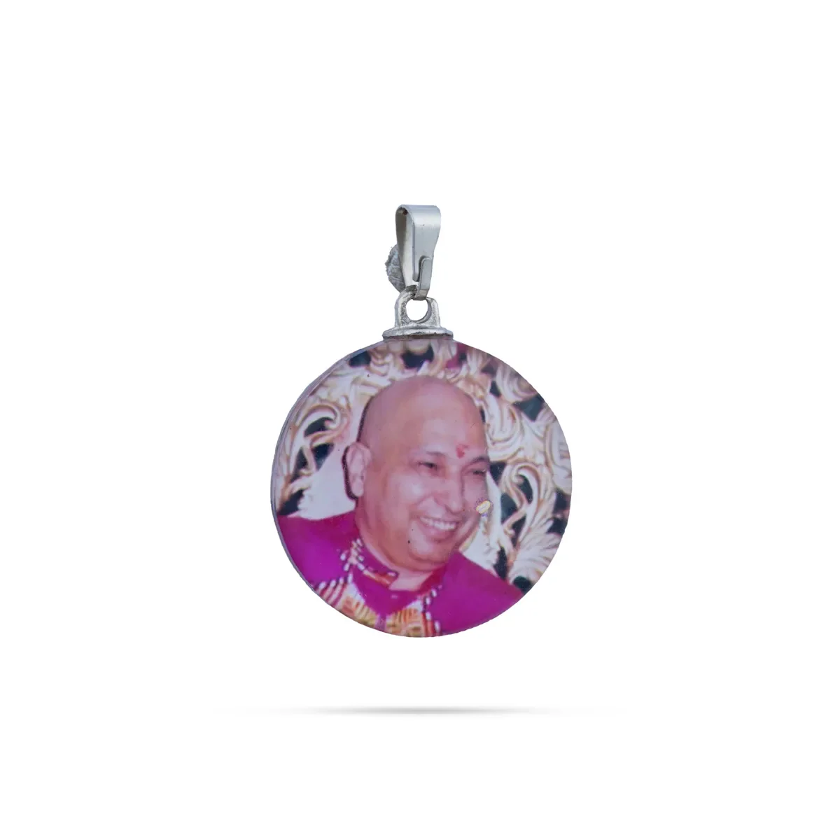 Delhi Guruji Pendant - 1 Inch | Spiritual Photo Locket / Devotional Dollar for Daily Wear - Image 6