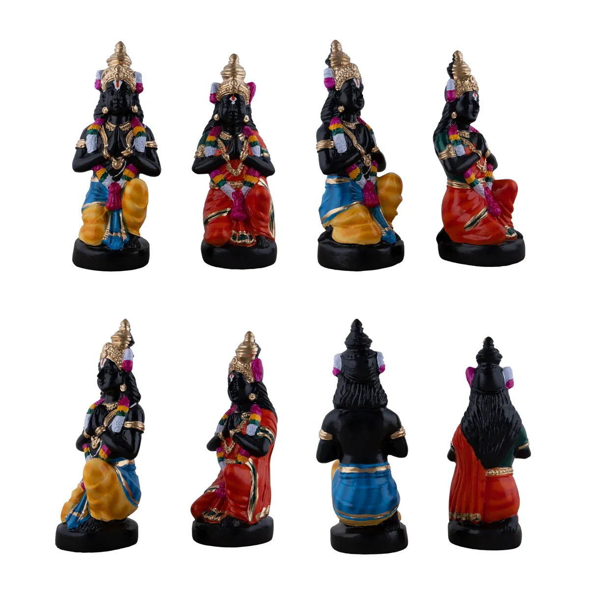Devadi Deva Raja Perumal Paper Mache Golu Bommai Set - 22 x 18 Inches | Giri Golu Doll/ Navaratri Golu Bomma - Image 3
