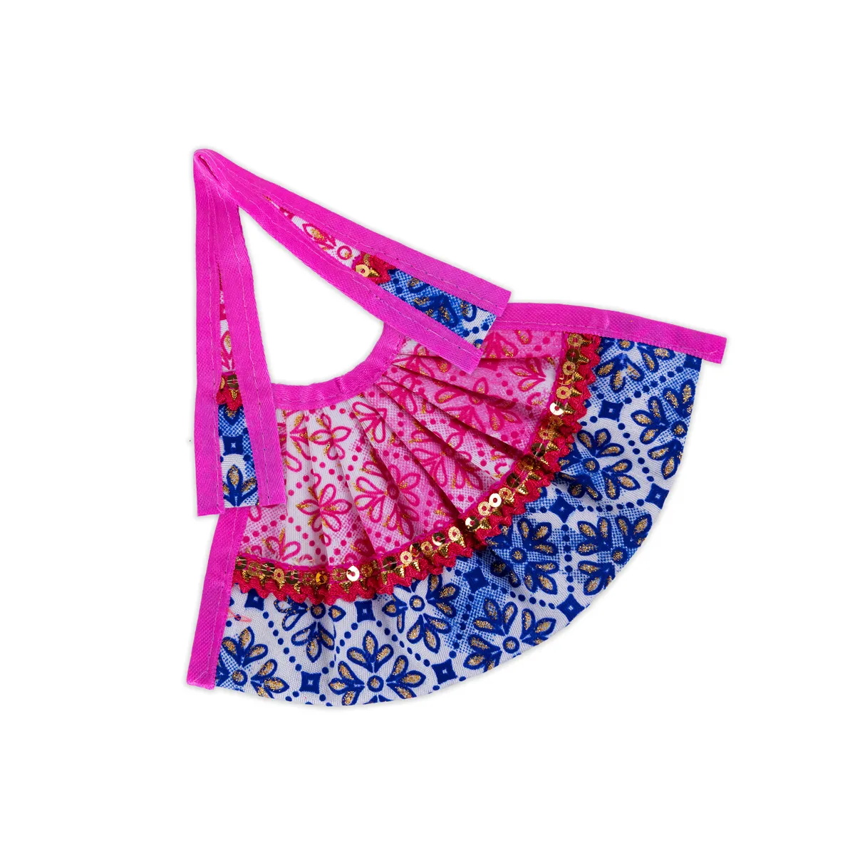 Devi Dress - 4.24 Inches | Mata Dress/ Lehenga Patka/ Devi Vastra/ Amman Pavadai/ Assorted Colour - Image 6