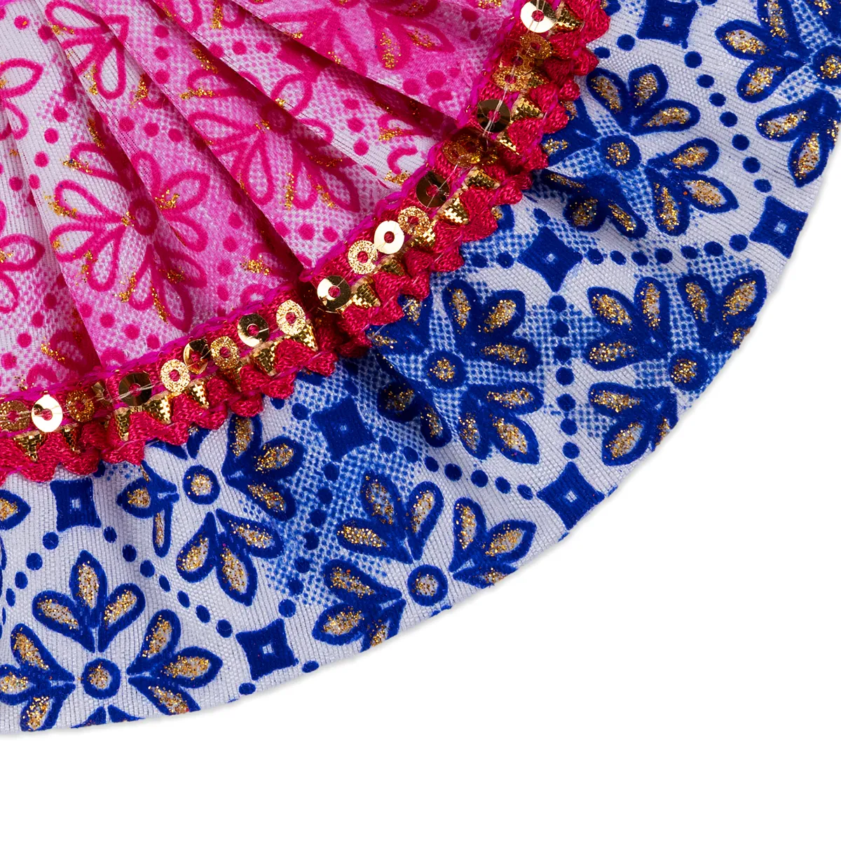Devi Dress - 4.24 Inches | Mata Dress/ Lehenga Patka/ Devi Vastra/ Amman Pavadai/ Assorted Colour - Image 7