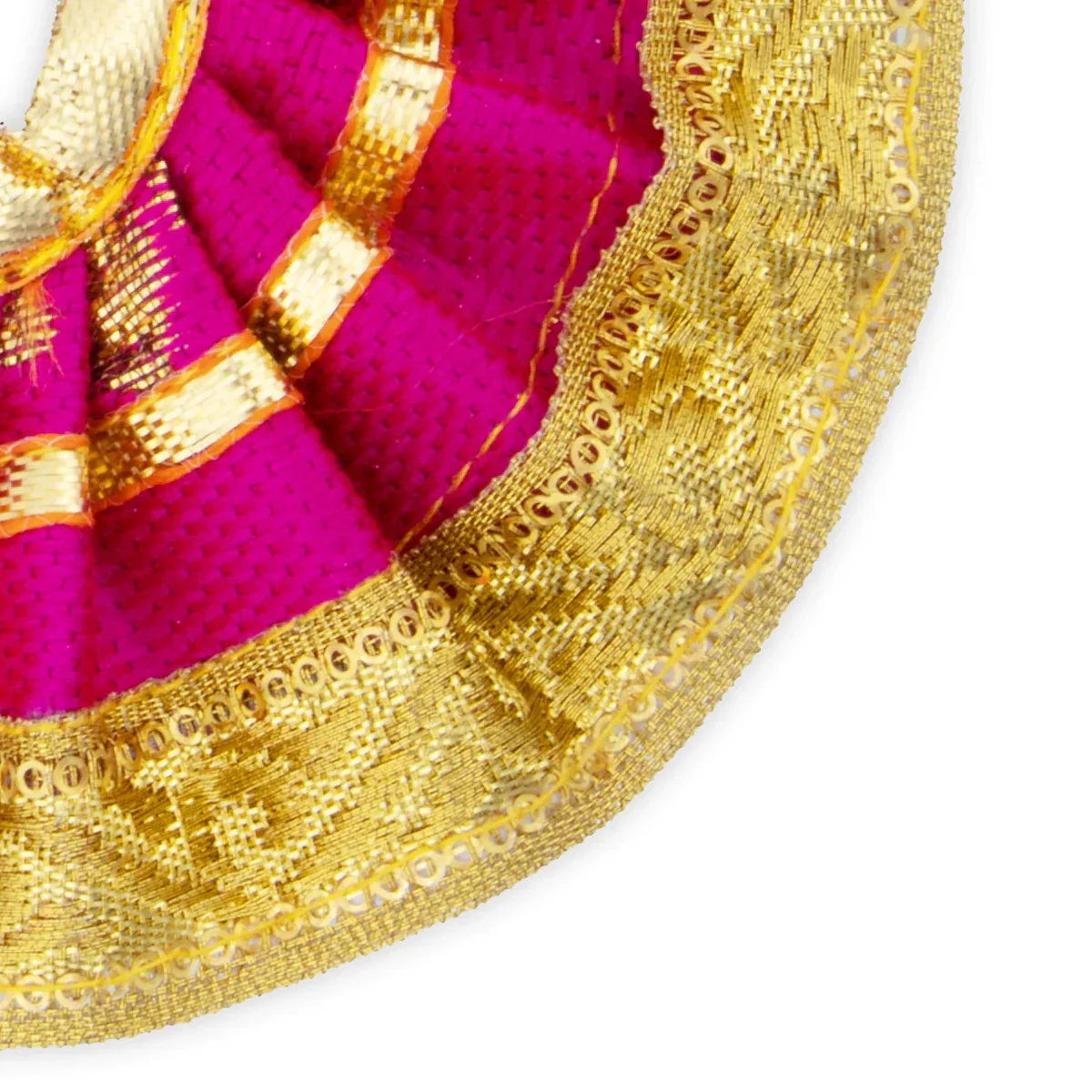 Amman Pavadai - 1.5 Inches | Mata Dress/ Devi Vastra/ Mata Poshak for Deity - Image 5