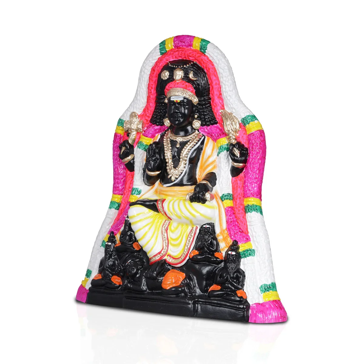 Dhakshinamoorthy Paper Mache Golu Bommai - 16 Inches | Giri Golu Doll/ Navaratri Golu Bomma/Gombe/Bommai - Image 2