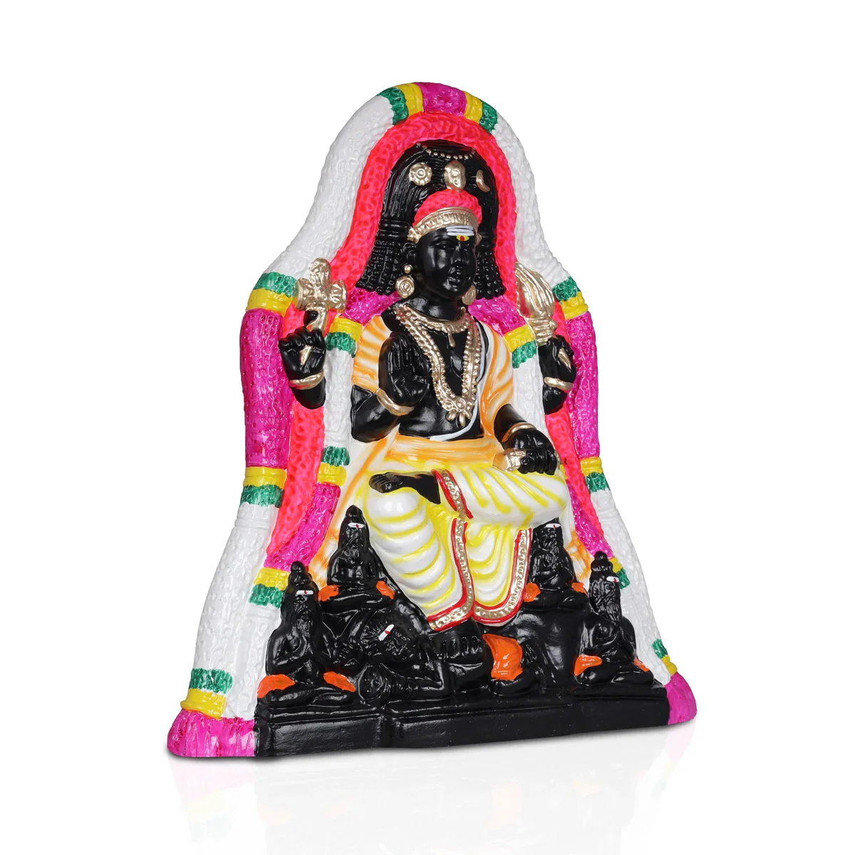 Dhakshinamoorthy Paper Mache Golu Bommai - 16 Inches | Giri Golu Doll/ Navaratri Golu Bomma/Gombe/Bommai - Image 3