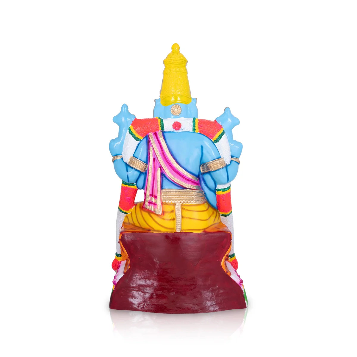 Dhanvantari Murti Paper Mache Golu Bommai- 26 X 13 Inches | Navaratri Golu Gombe/Giri Golu Doll/ Navratri Decor - Image 4
