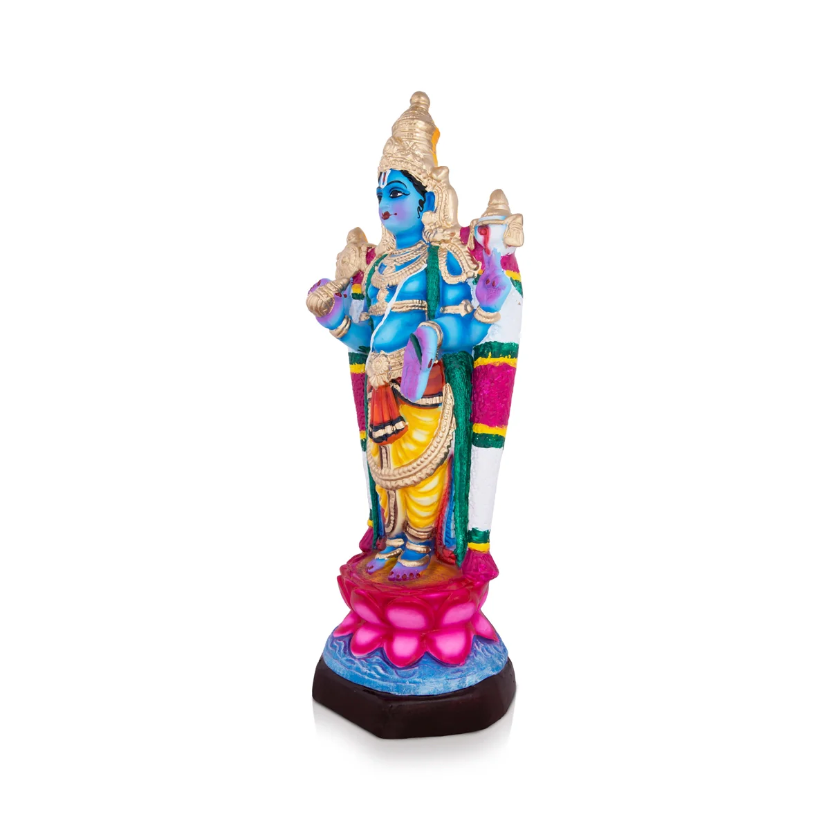 Dhanvantari Paper Mache Golu Bommai - 18 x 8 Inches | Giri Golu Doll/ Navaratri Golu Bomma/Gombe/Bommai - Image 4