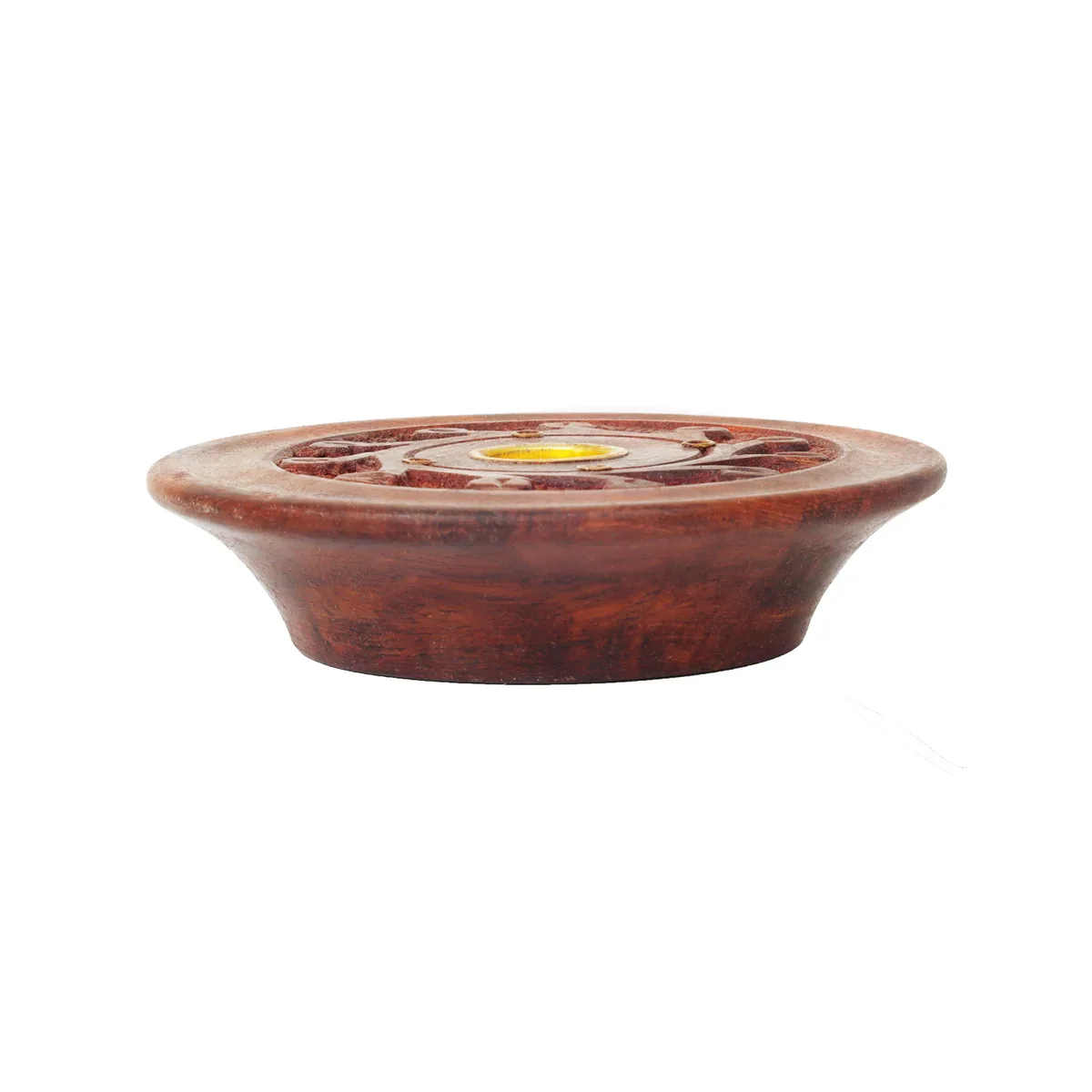 Dhoop Holder - 1 x 4 Inches | Wooden Dhoop Stand/ Incense Holder for Pooja - Image 3